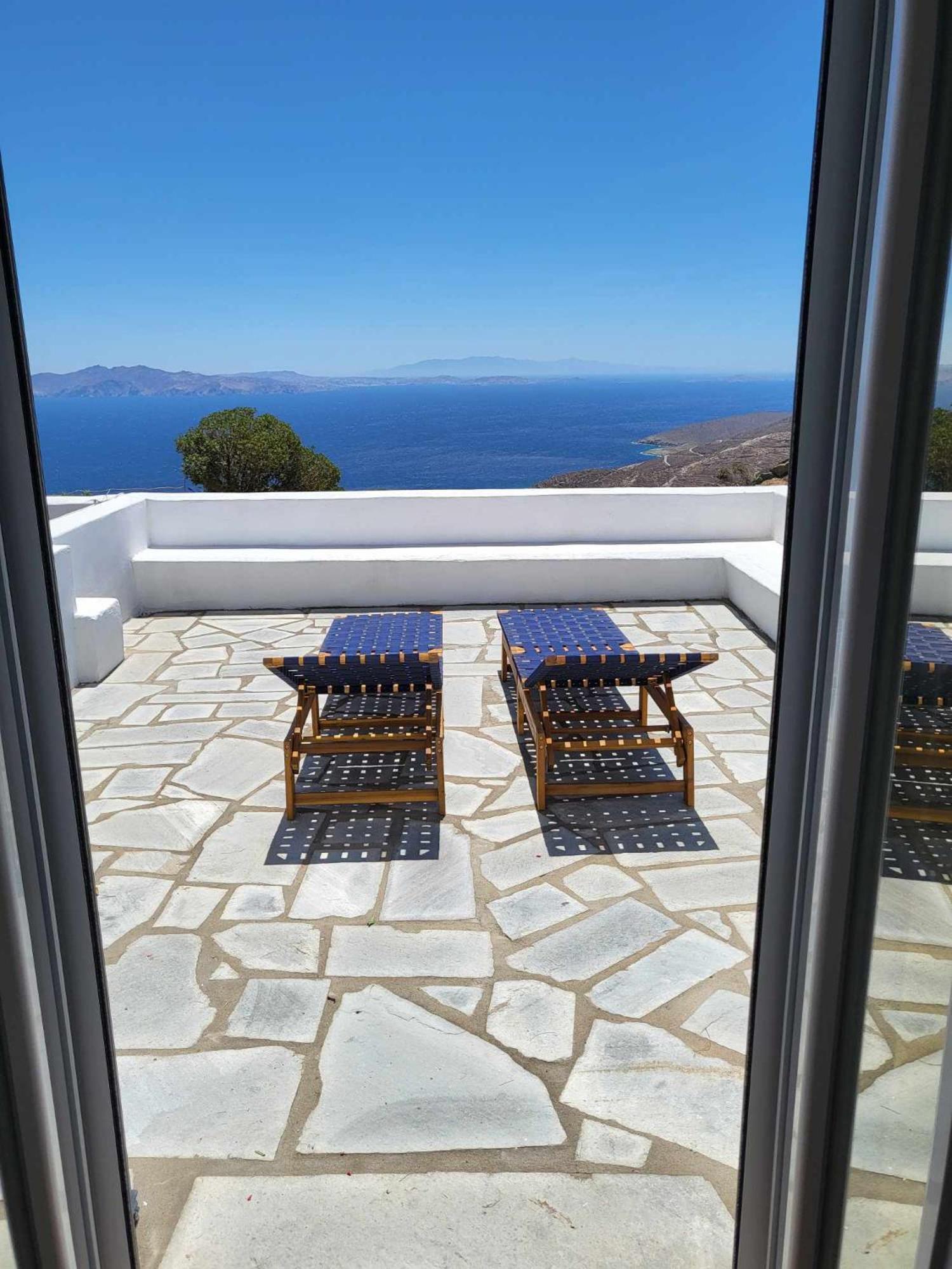Villa Balcony To The Aegean Stení Exterior foto